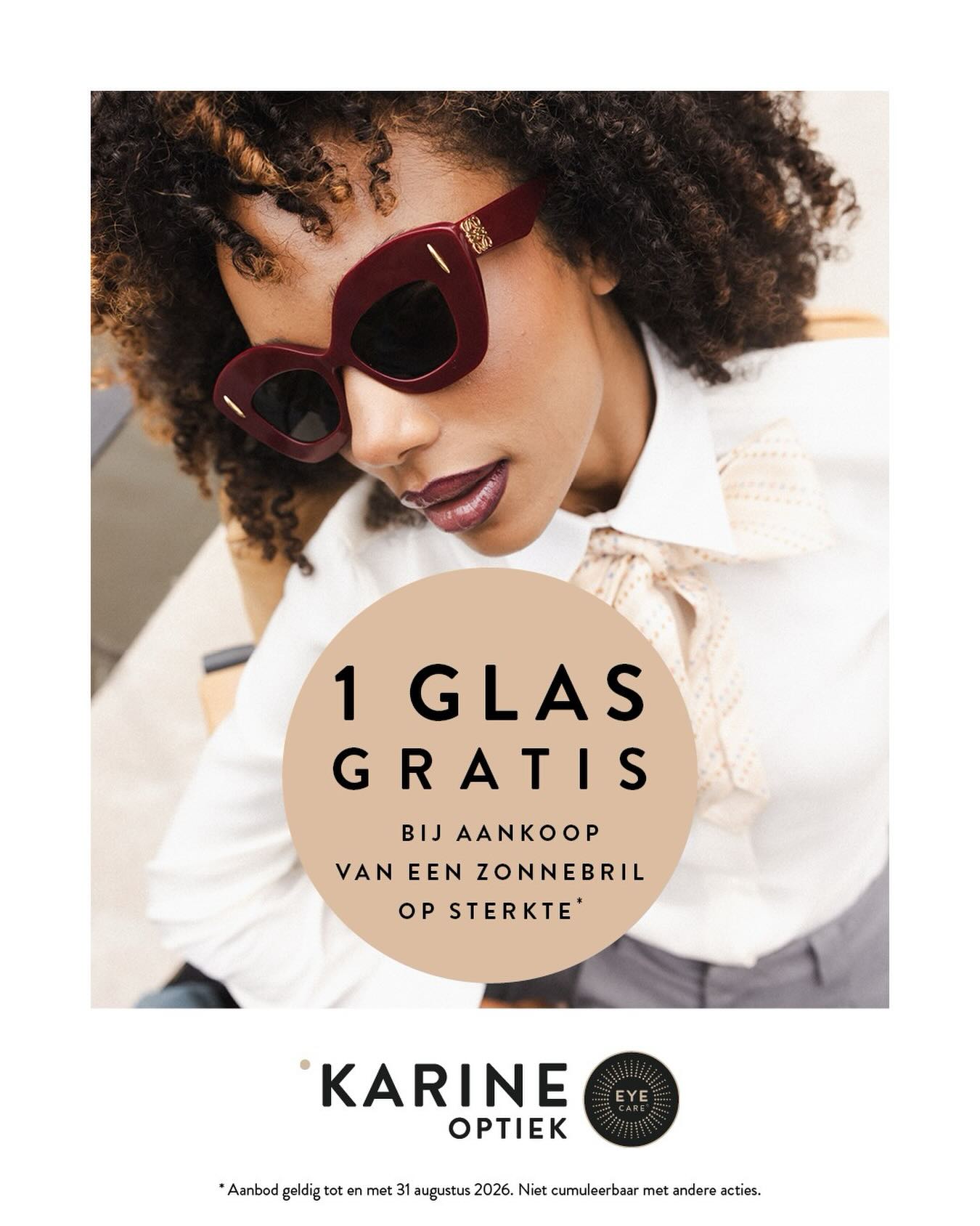😎😎😎 Geniet van deze actie tot en met 31 Augustus 2026.