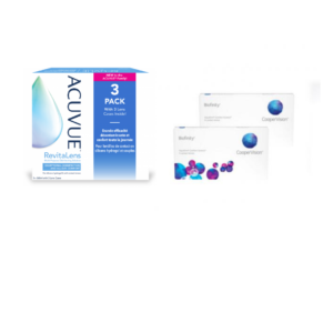 Biofinity + Acuvue Revitalens- pakket 6 maanden