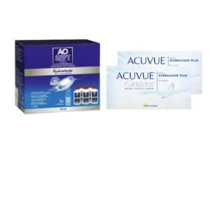 Acuvue Oasys with Hydraclear plus + Aosept Hydraglyde- pakket 6 maanden