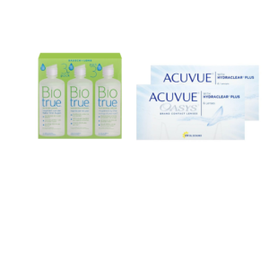 Acuvue Oasys with Hydraclear plus + Biotrue - pakket 6 maanden