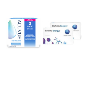 Biofinity Energys + Acuvue Revitalens- pakket 6 maanden