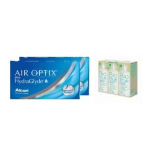 Air Optix plus Hydraglyde + Biotrue - pakket 6 maanden