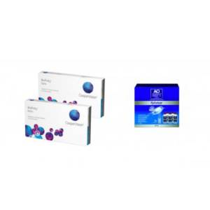 Biofinity Toric + Aosept Hydraglyde - pakket 6 maanden
