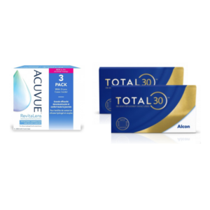 Total 30 + Acuvue revitalens- pakket 6 maanden